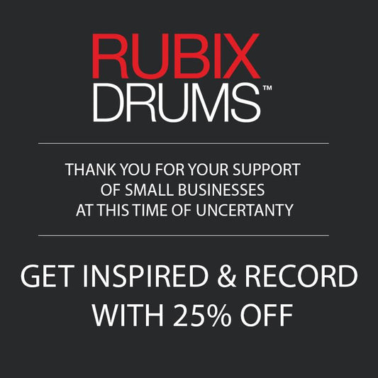 Record Drums with -25% Off.