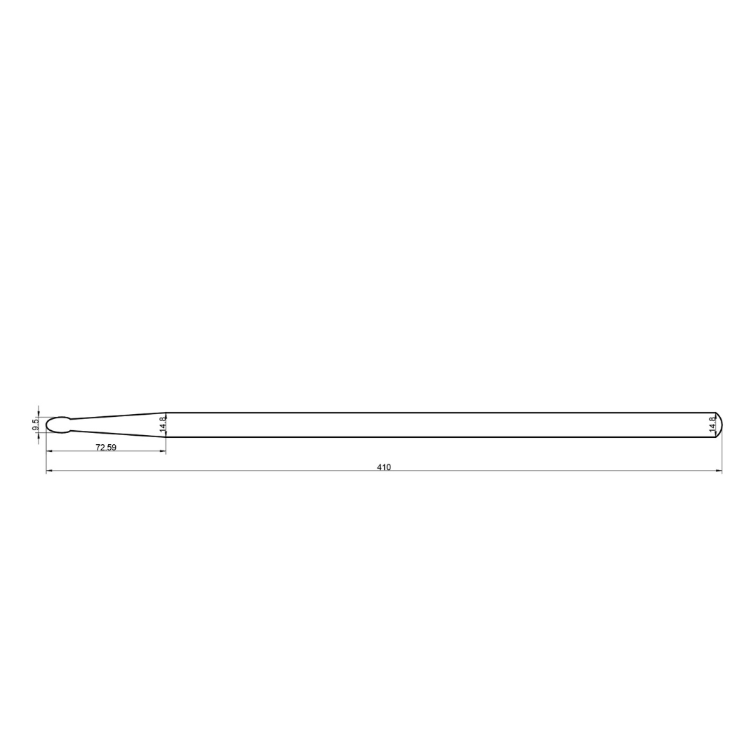Baguettes de batterie Rohema Hornbeam LR 5A - 613211