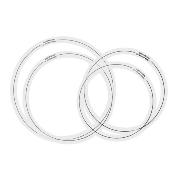 Aquarian SR Set 1 Studio Rings 1 Each 12", 13", 14", 16"