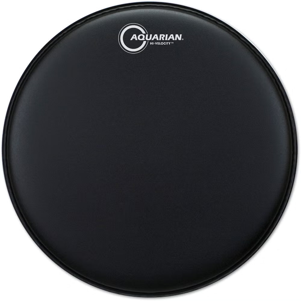 Peau de caisse claire Aquarian Hi-Velocity noire - VELBK