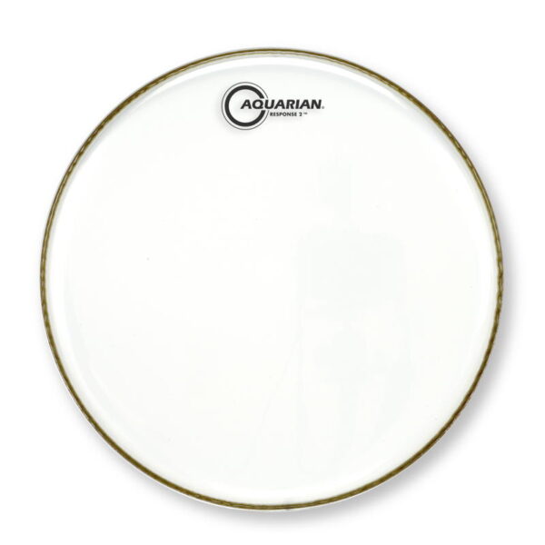 Aquarian RSP2-22 Response 2 - 22 inch Bass Drumhead - 2 Ply - Clear