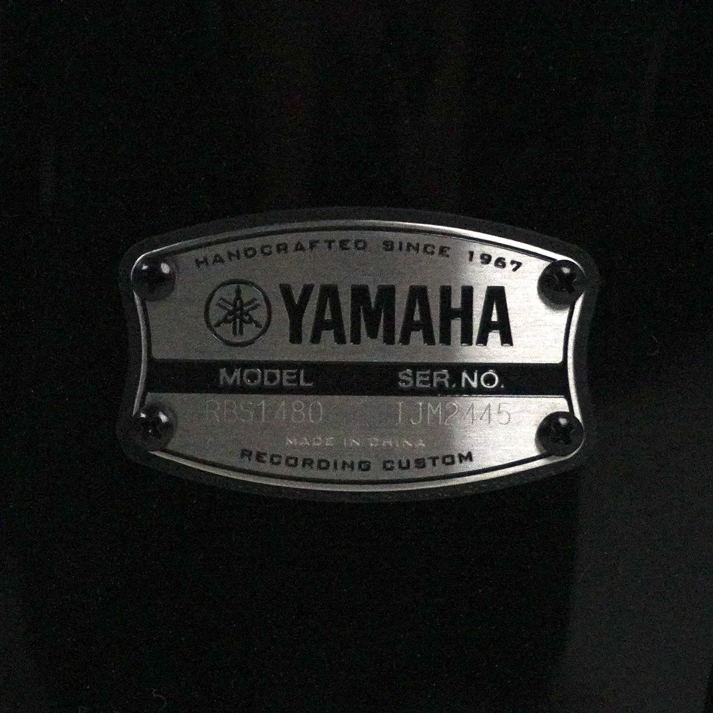 Yamaha Recording Custom 14” X 8” Snare Drum in Black
