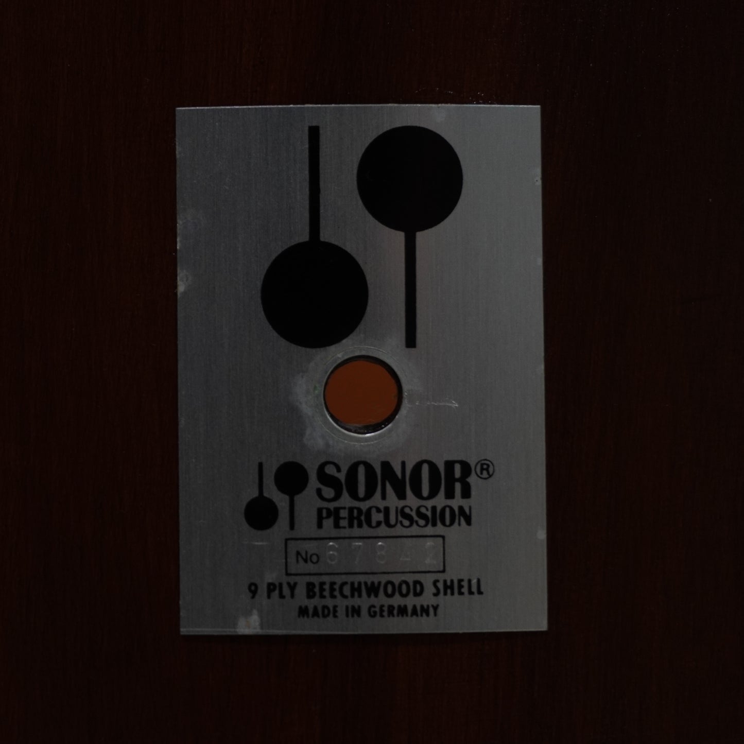 SONOR PHONIC PLUS 6-PIECE DRUM KIT IN SATIN MAHOGANY STAIN