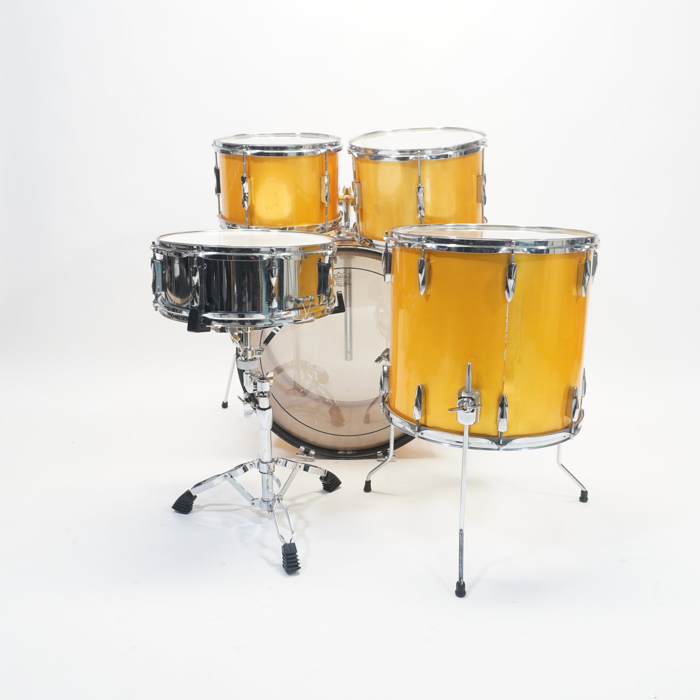 PREMIER CLUB 4-PIECE SHELL SET + SNARE DRUM IN POLYCHROMATIC GOLD