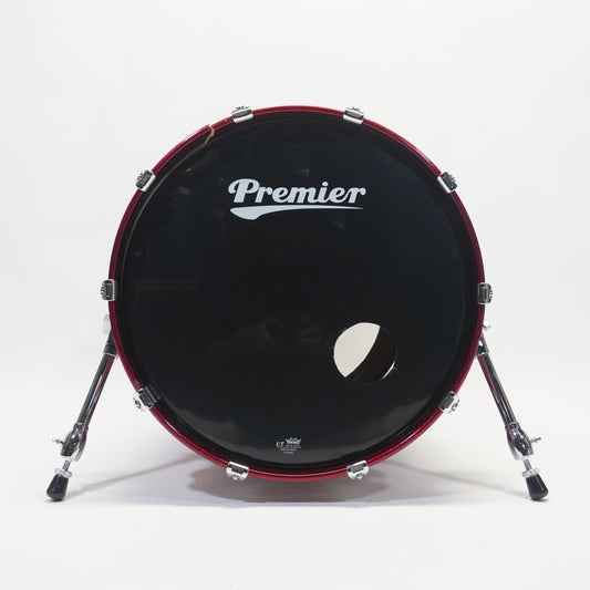 PREMIER CLASSIC SERIES 20" BASS DRUM IN RED SPARKLE LACQUER