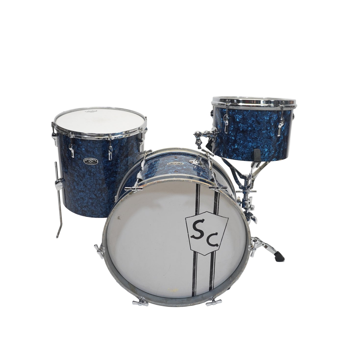 BROADWAY JOHN GREY & SONS 20/12/16 3-PIECE KIT IN BLUE PEARL