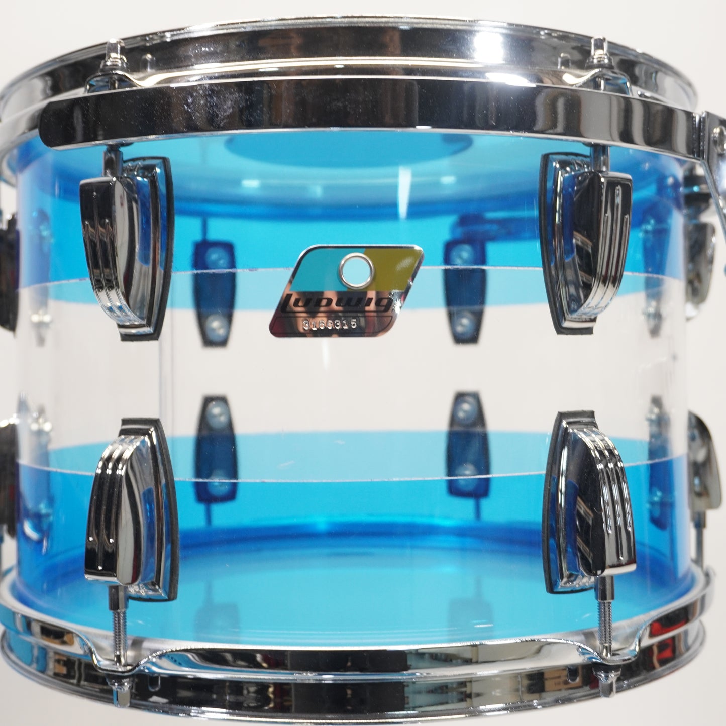 Ludwig Vistalite Fab 50th Anniversary Shell Drumkit - Blue Clear Blue