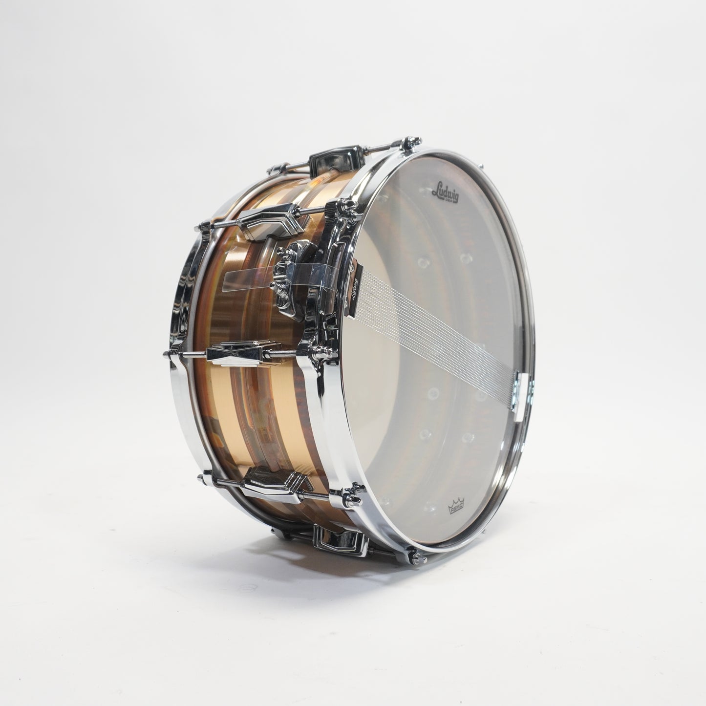 Ludwig Raw Bronze Striped 14 x 6.5'' Snare Drum