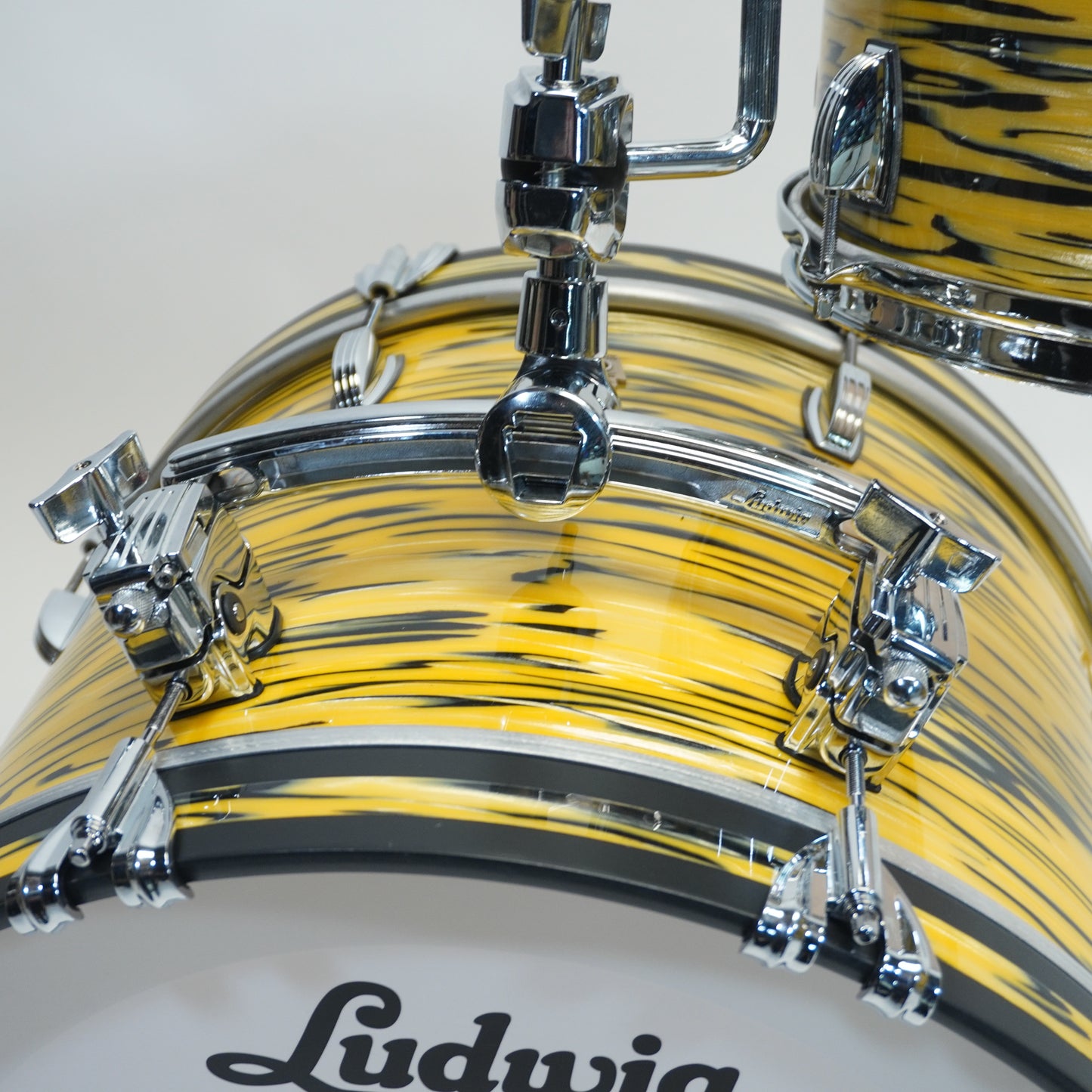 Ludwig Classic Maple "Downbeat" Drum Kit Shell Pack 20/12/14 In Lemon Oyster