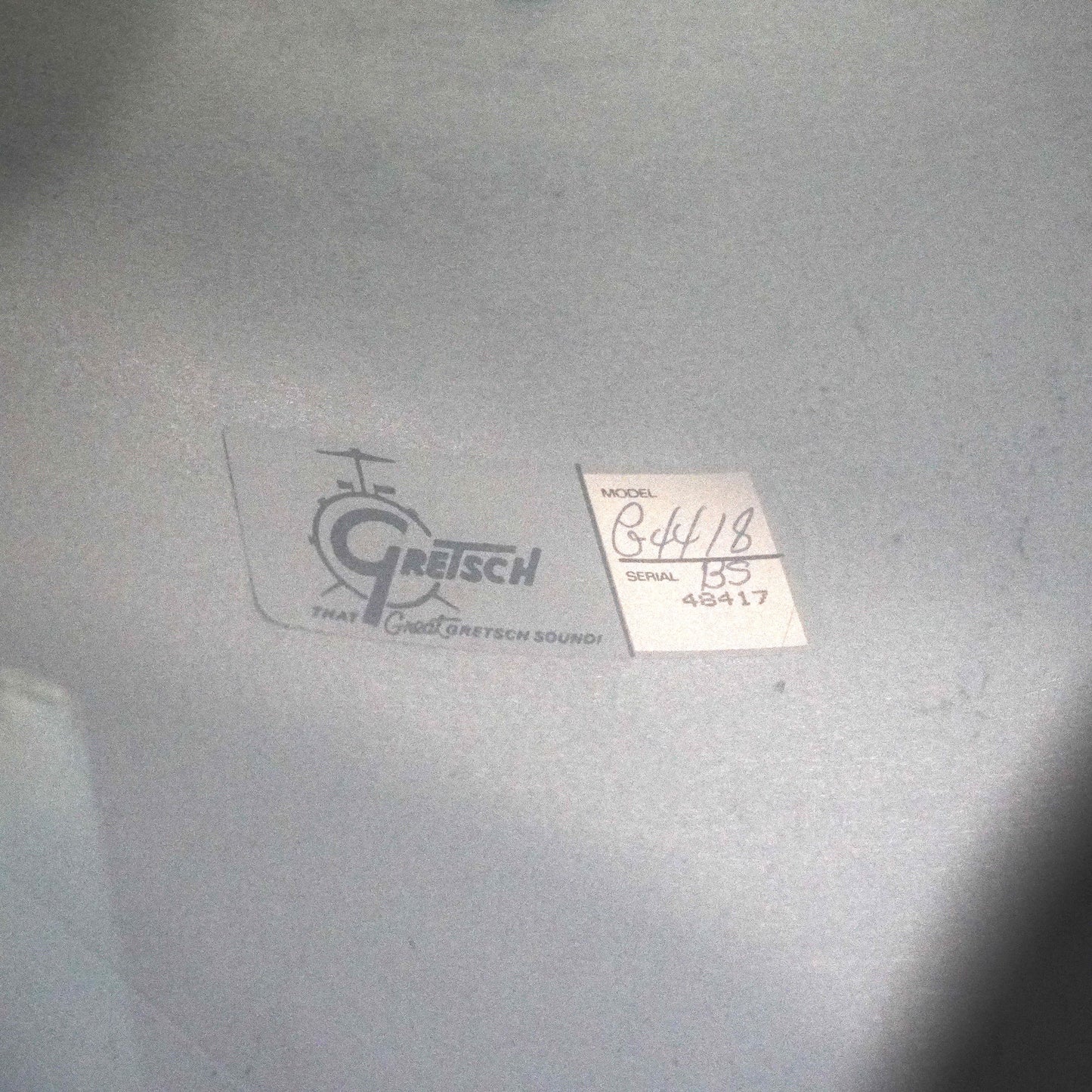 Gretsch USA Custom Floor Tom in Blue Spruce 19080s