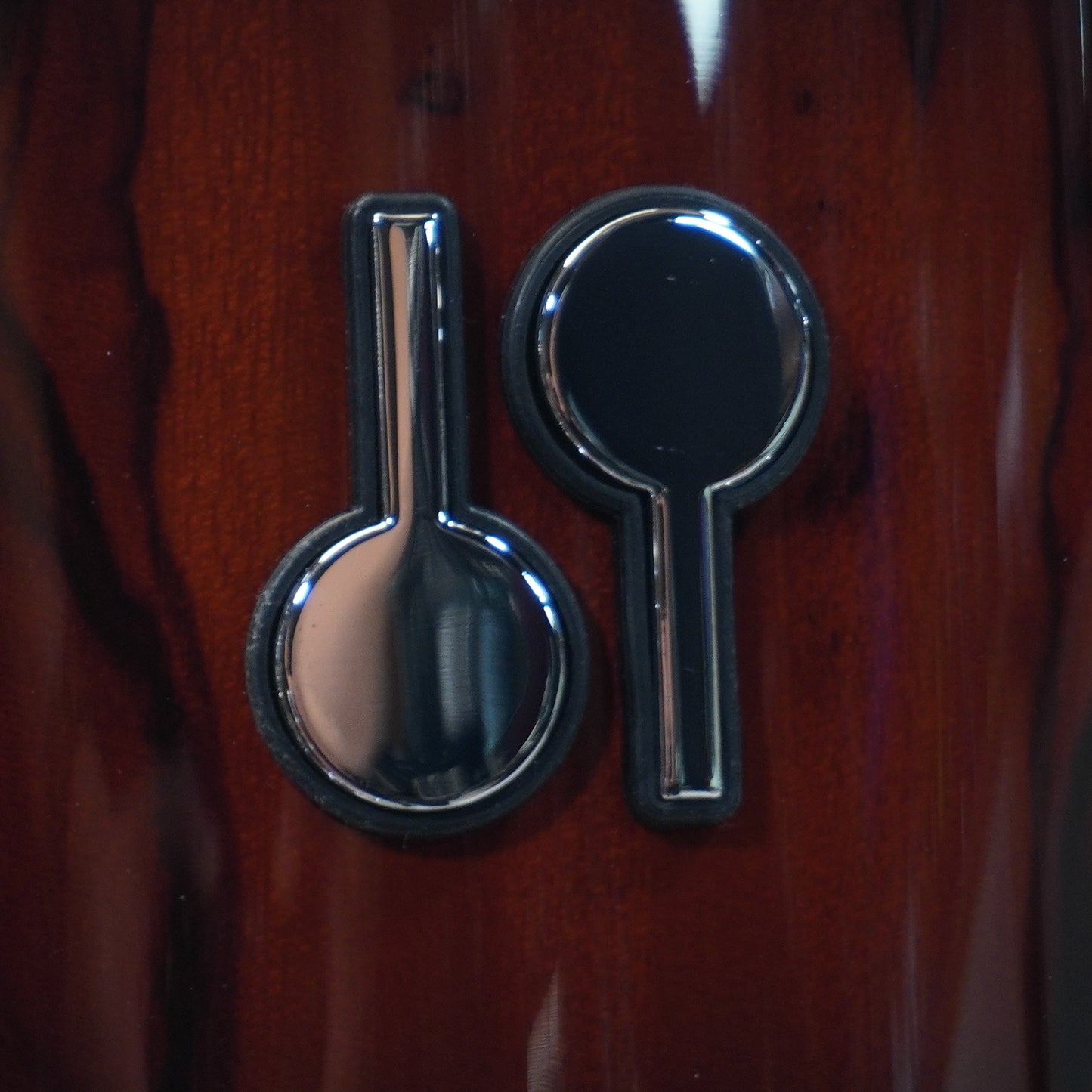 Sonor - SQ2 Medium Birch Shell Pack in Black to Red Burst over African Marble Finish - 22/8/10/12/16