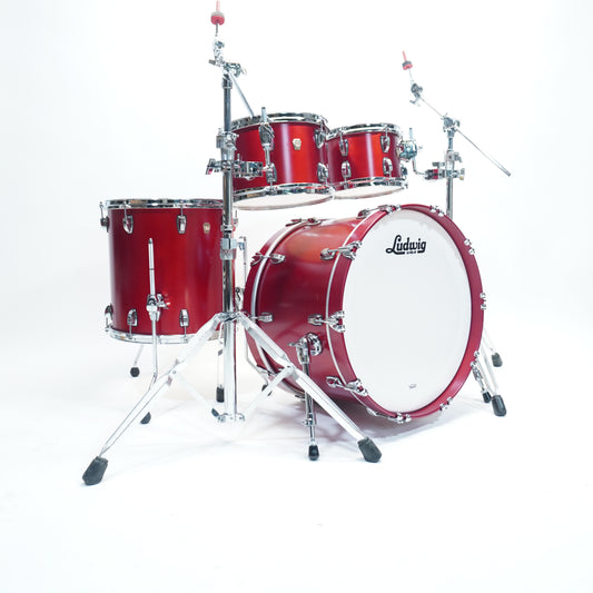 Ludwig Classic Maple 4 Piece Shell Pack In Diablo Red Finish - 22/10/12/16 (B STOCK)