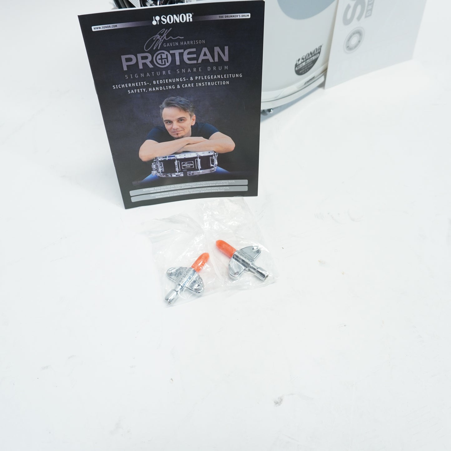 Sonor - Gavin Harrison Signature Snare Drum 14" x 5.25" Standard Edition In Matt Black Lacquer Finish