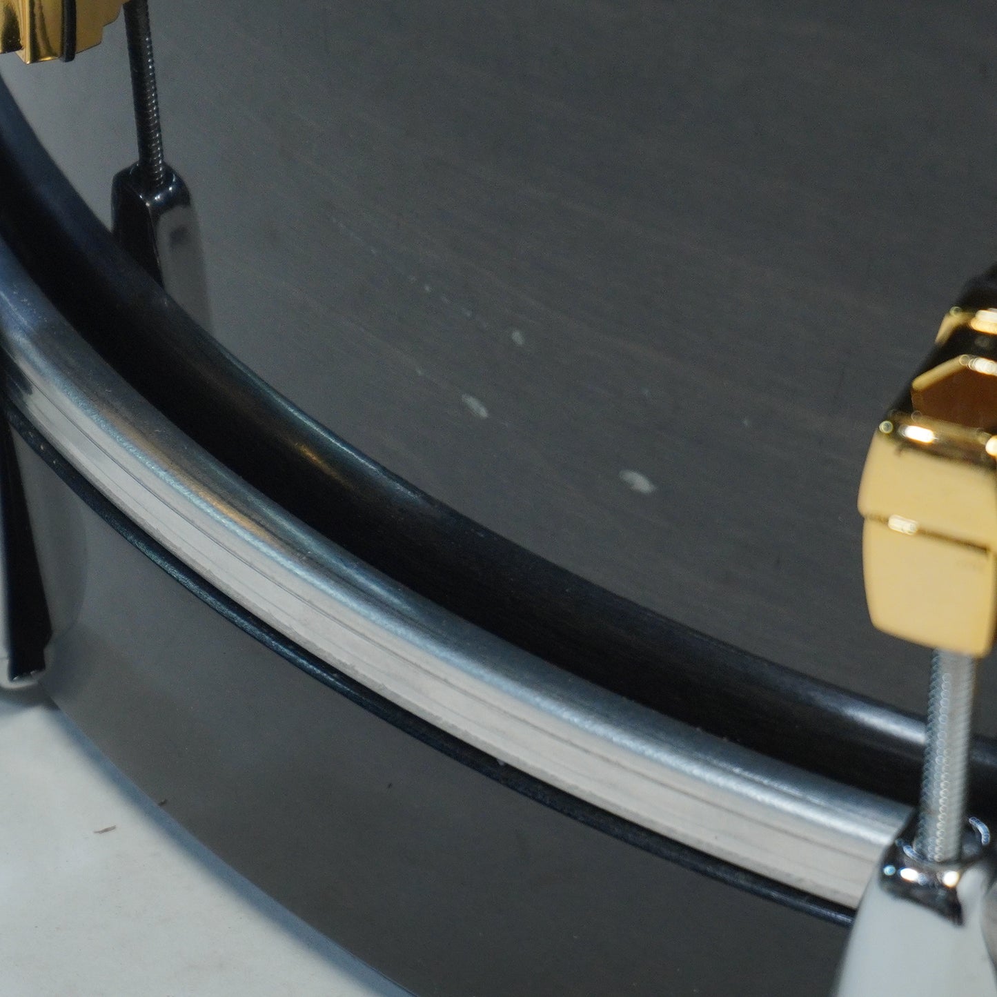 YAMAHA MAPLE CUSTOM 4-PIECE SHELL SET 22/10/12/14 IN BLACK LACQUER