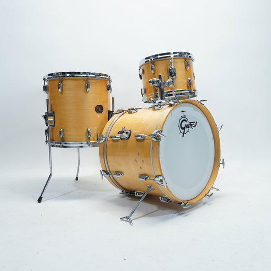 GRETSCH USA MAPLE 3-PIECE SHELL PACK 18/12//14 IN NATURAL MAPLE GLOSS