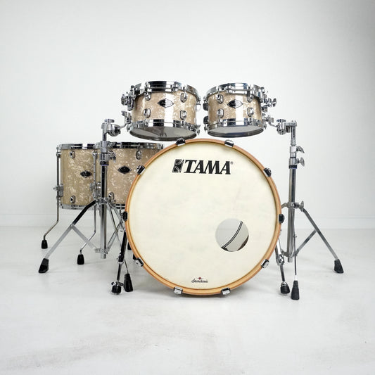 Tama Starclassic Bubinga Birch 5-Piece Drum Kit in Vintage Marine Pearl