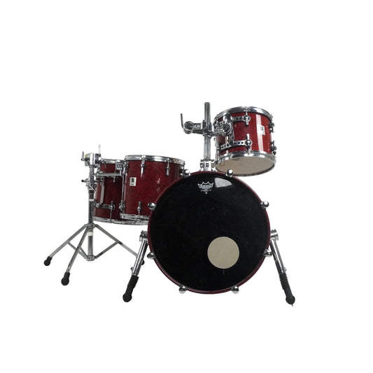 Sonor 4-teilige Designer-Kessel aus Ahorn, hell, in Rot