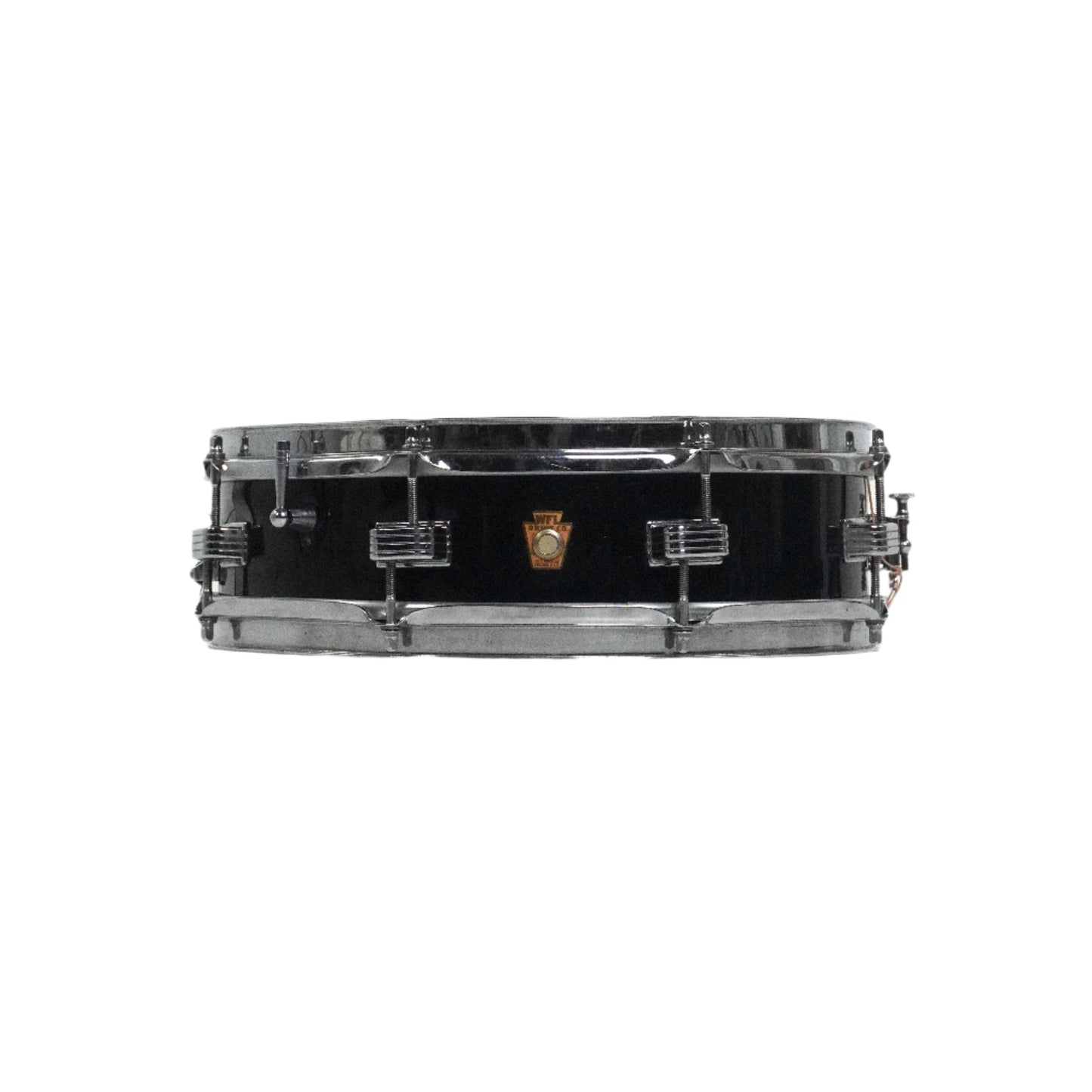 WFL 14" x 4" Black Snare Drum 1960s