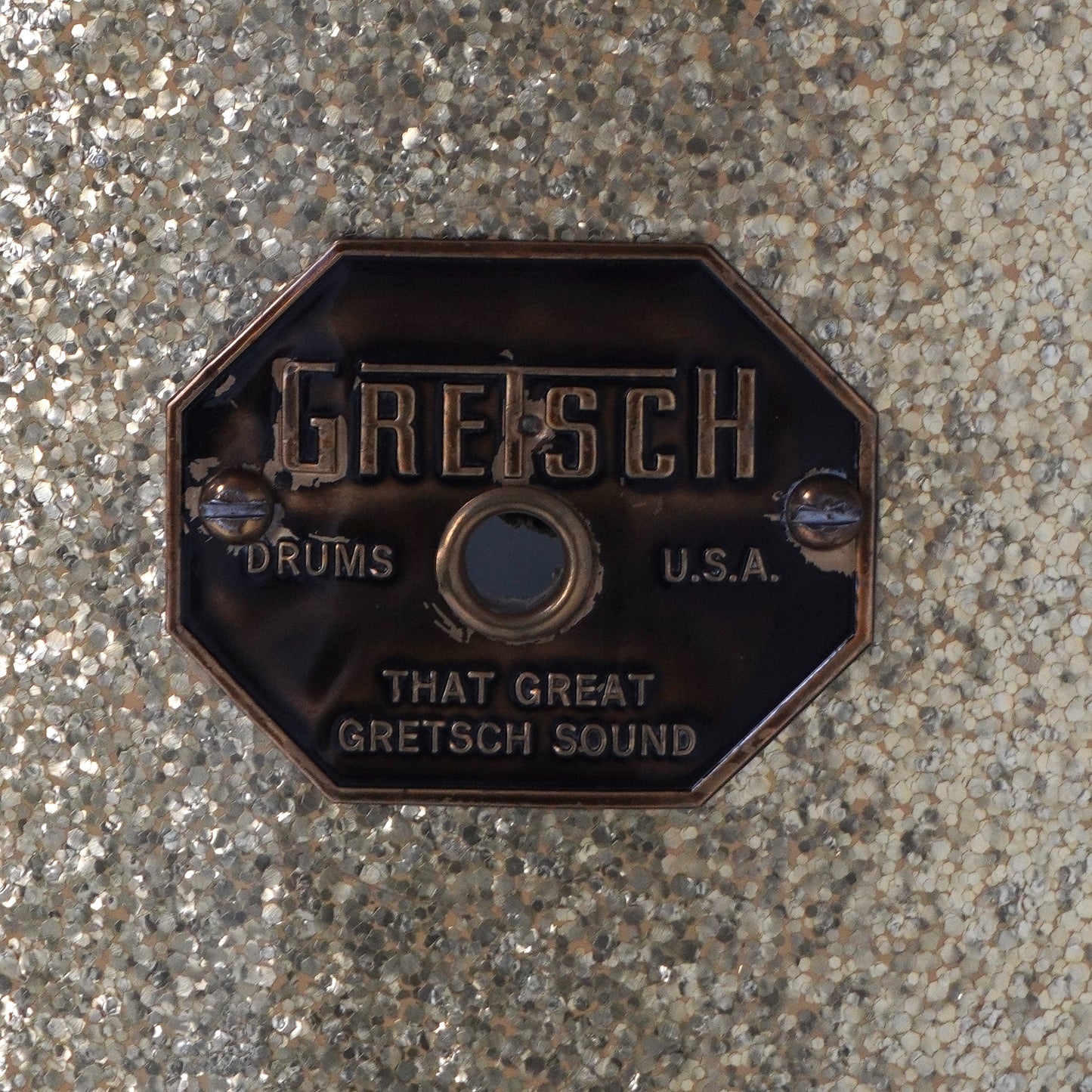 Gretsch USA 4-Piece Drum Kit in Gold Sparkle