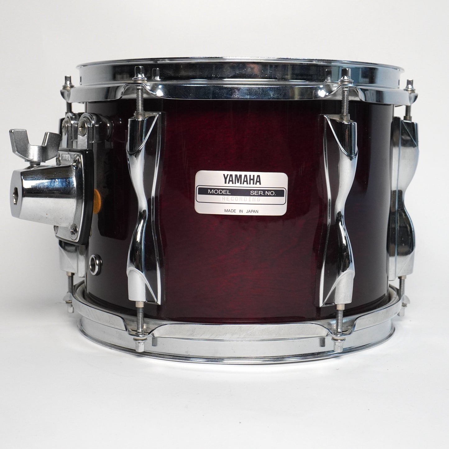 Yamaha 9000 Recording Custom Tom 10” x 7.5” en rouge cerise (montage YESS)