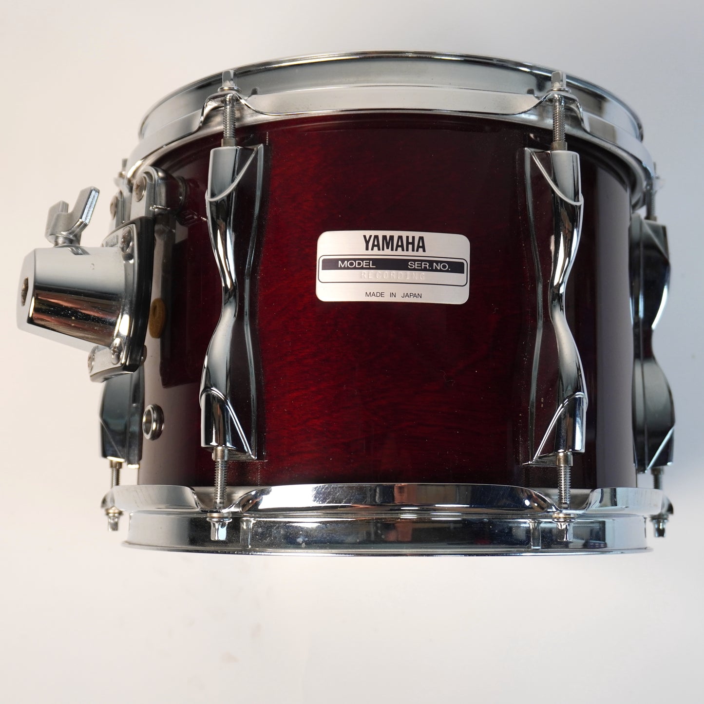 Yamaha 9000 Recording Custom Tom 10” x 7.5” en rouge cerise (montage YESS)