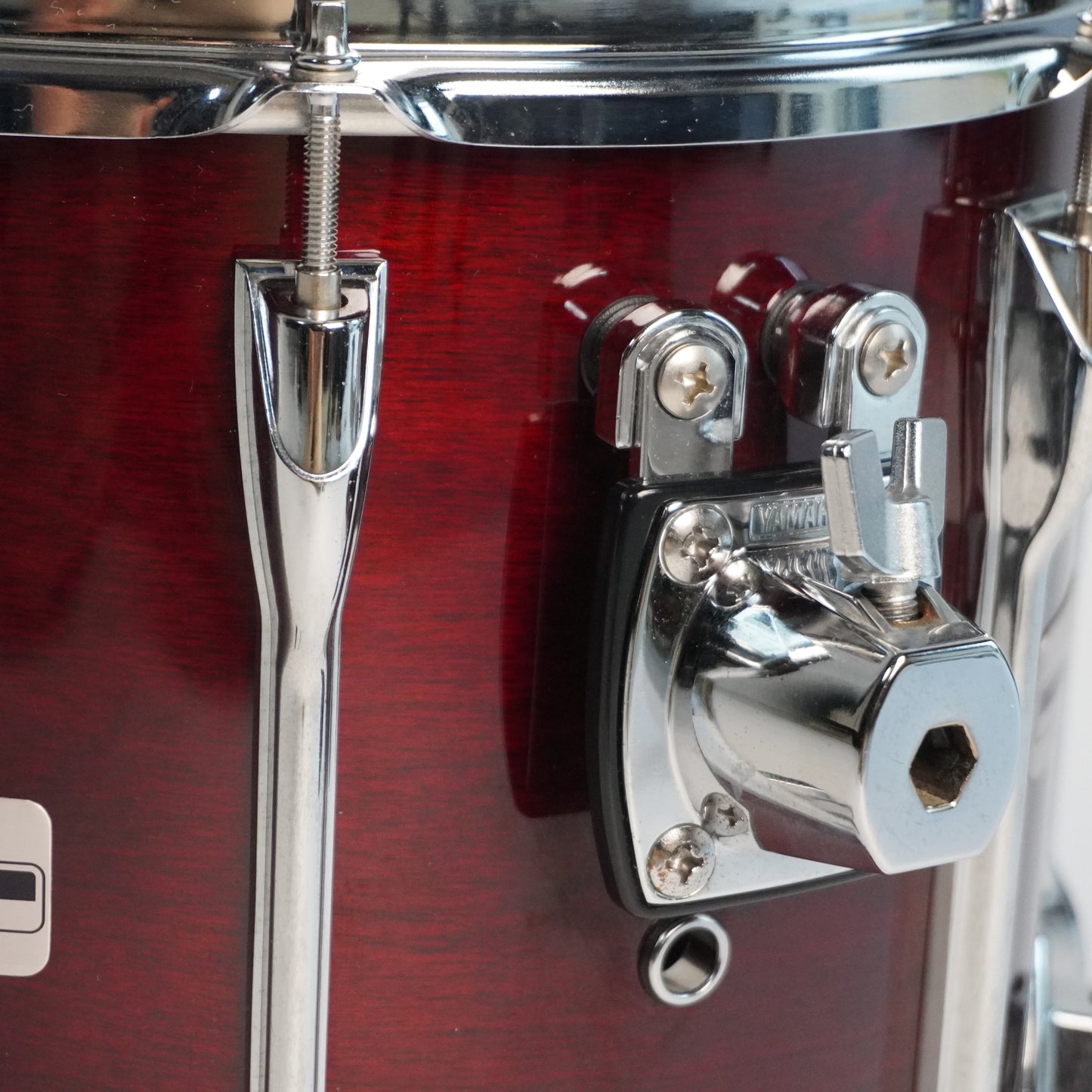 Yamaha 9000 Recording Custom Tom/Floor Tom 14” x 12” en rouge cerise (montage YESS)