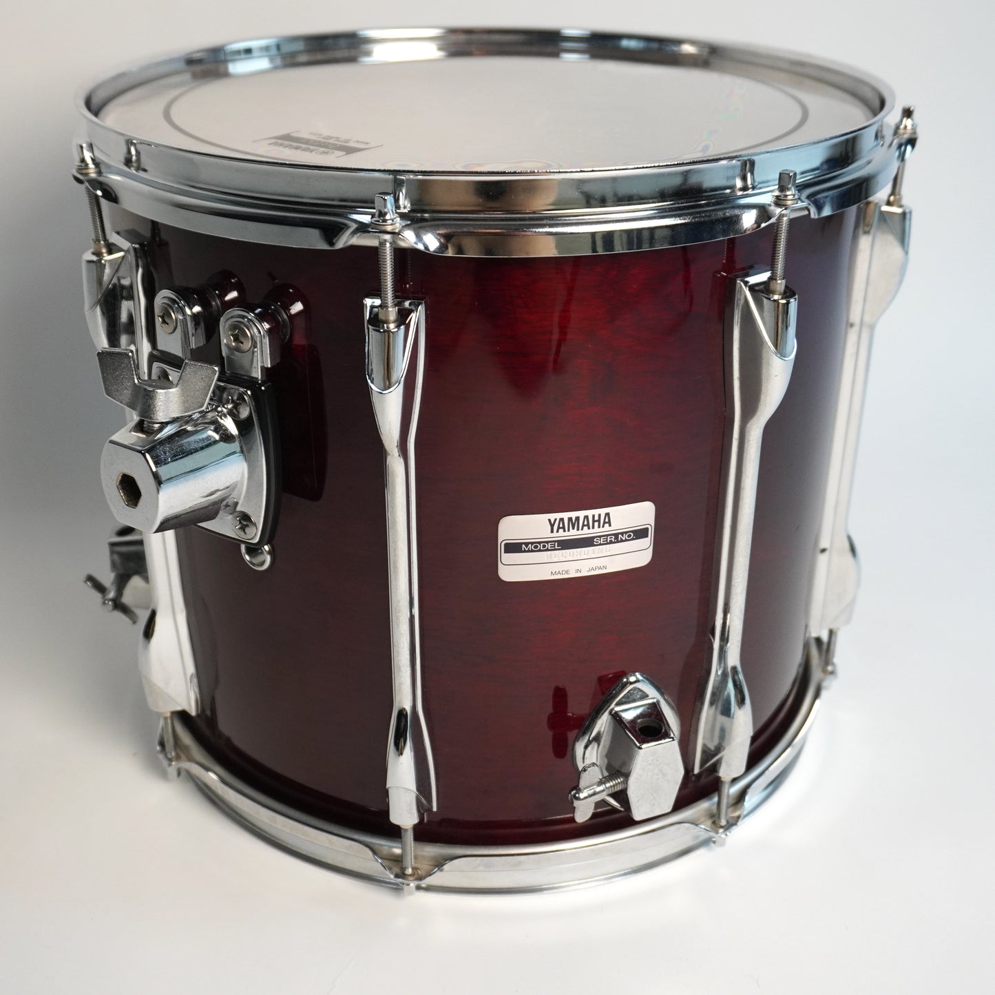 Yamaha 9000 Recording Custom Tom/Floor Tom 14” x 12” en rouge cerise (montage YESS)