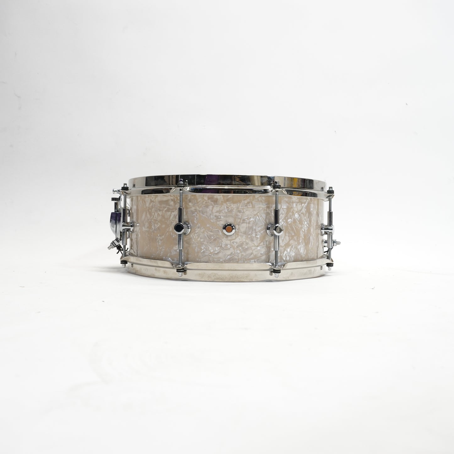 Canopus NV50 M1 14 x 5.5 Snare White Pearl EX DEMO