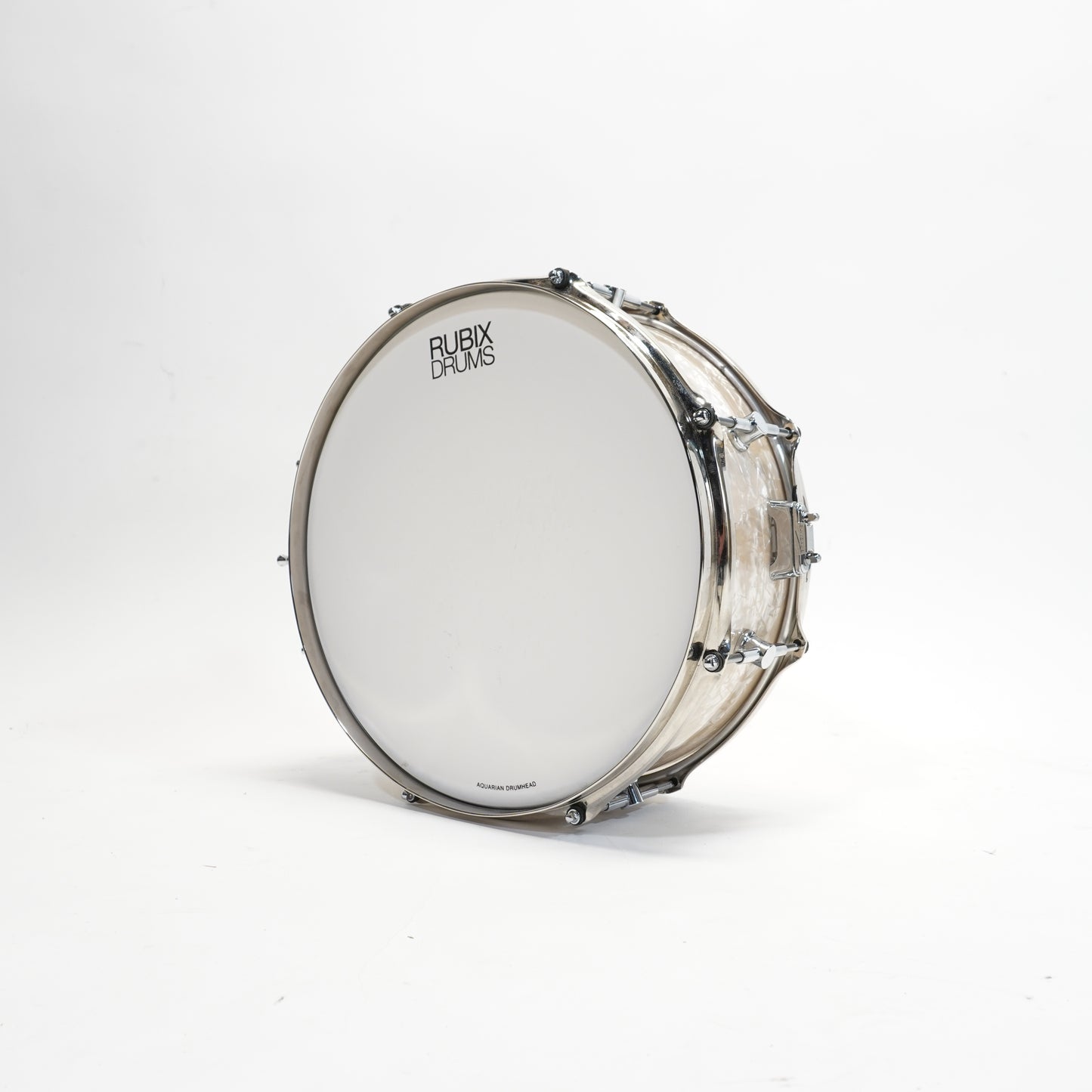Canopus NV50 M1 14 x 5.5 Snare White Pearl EX DEMO