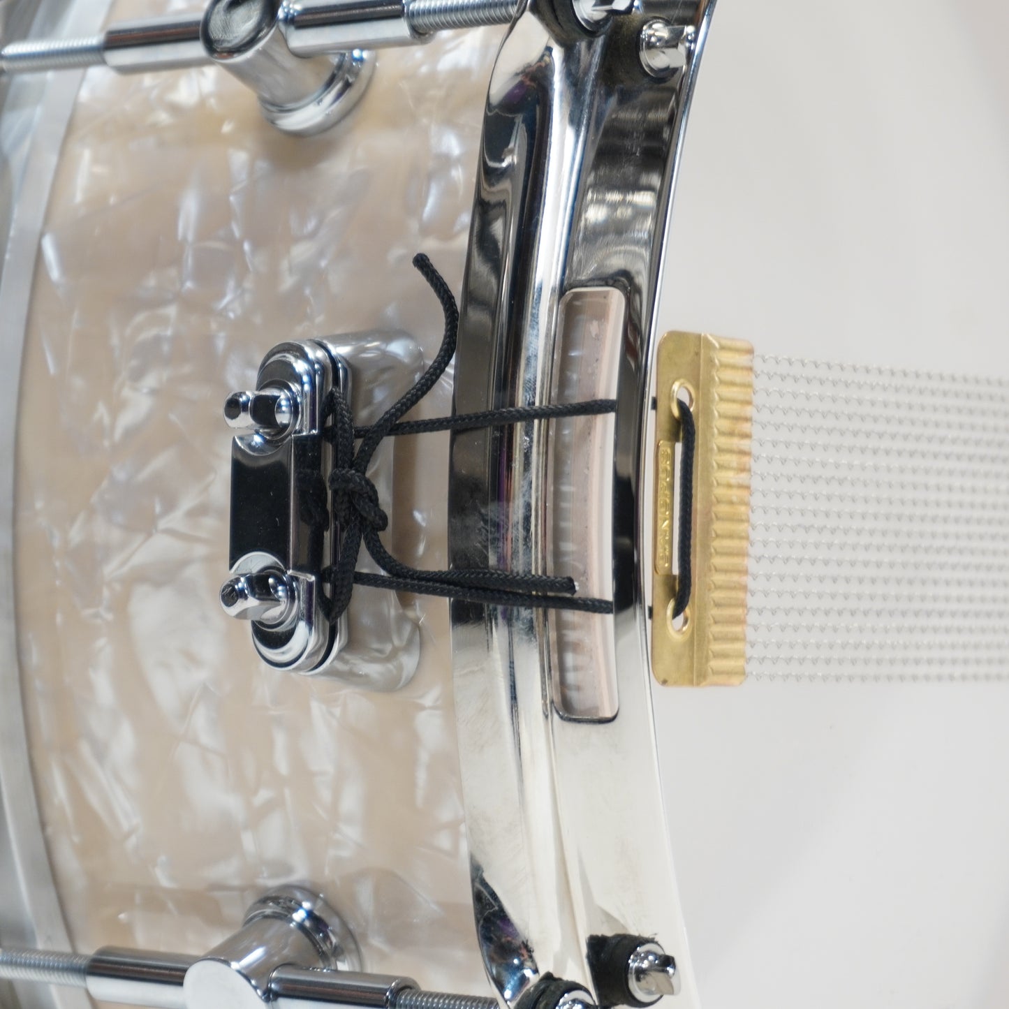 Canopus NV50 M1 14 x 5.5 Snare White Pearl EX DEMO