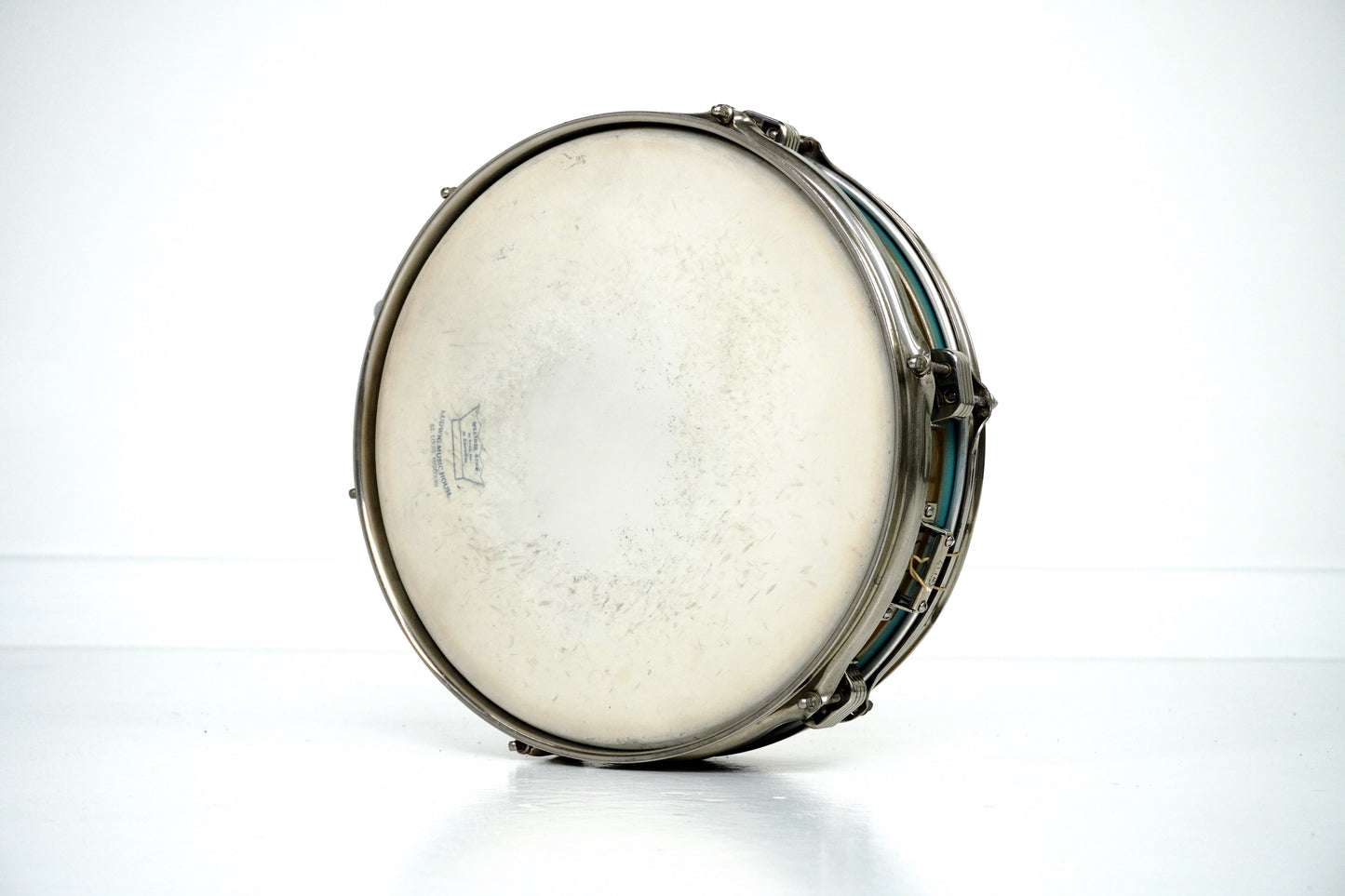 Ludwig 13” x 3” Jazz-Combo Piccolo Snare in Turquoise/Gold Duco Lacquer