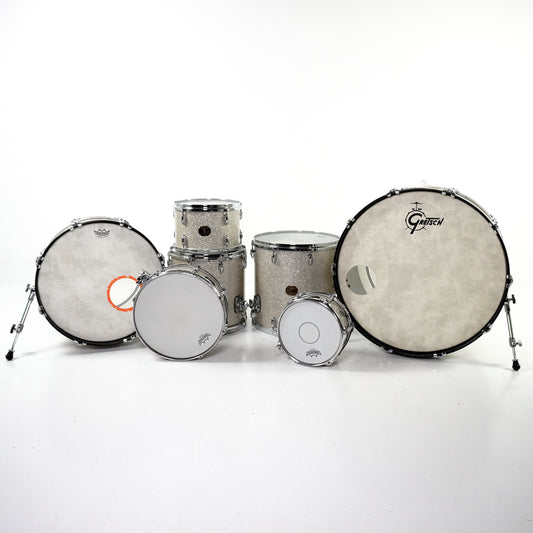 Grestch 7-Piece USA Custom in Silver Glass (Signed and Owned by Stanton Moore)
