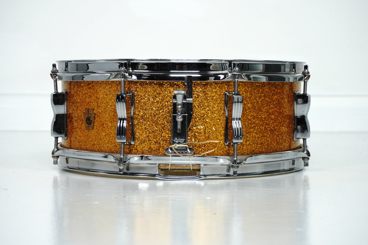 Ludwig 14" x 5,5" Jazz Festival in Gold Sparkle 1961