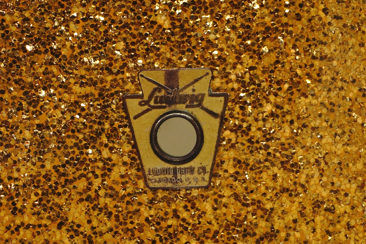 Ludwig 14" x 5,5" Jazz Festival in Gold Sparkle 1961