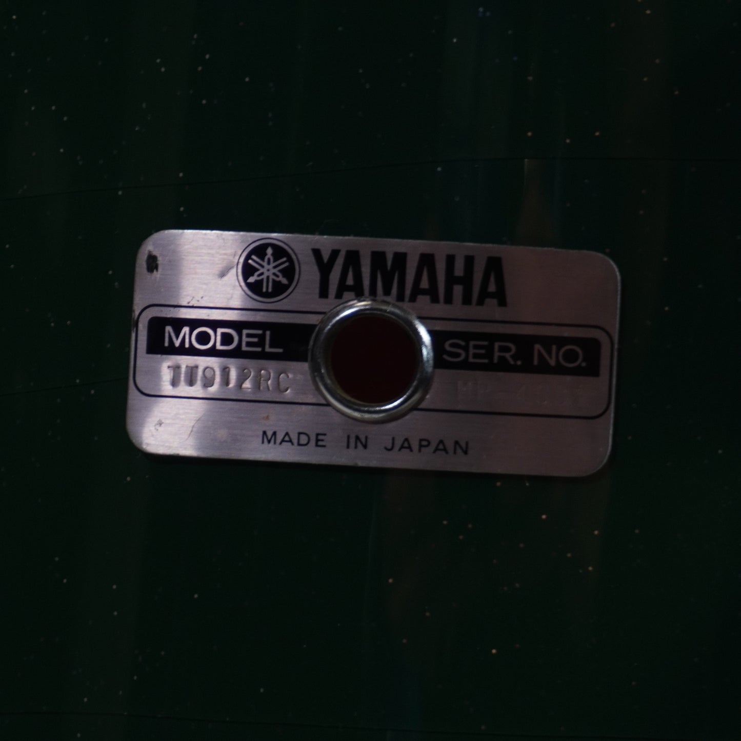 YAMAHA RECORDING CUSTOM Drum Kit - In Green Sparkle (Custom Paintjob) - 22/10/12/14/16