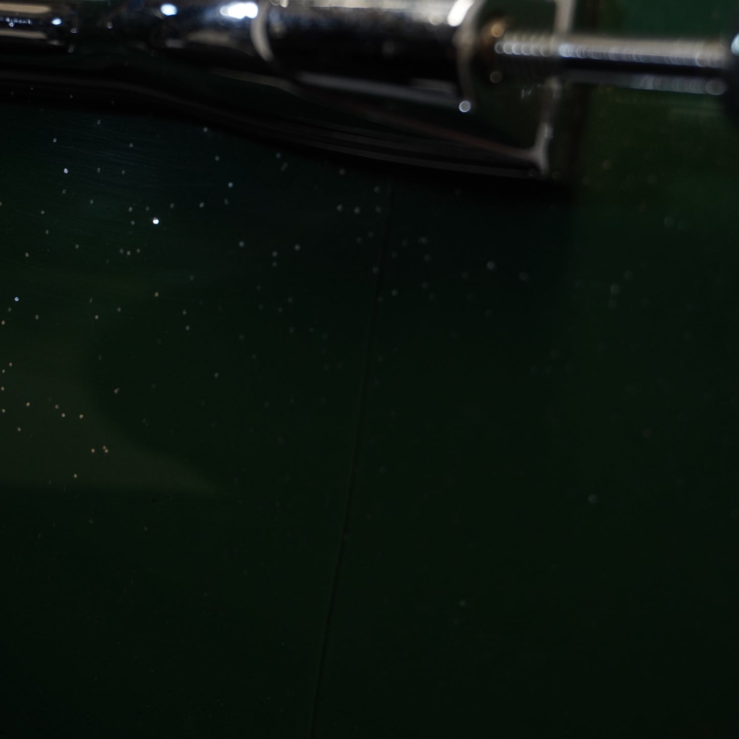 YAMAHA RECORDING CUSTOM Drum Kit - In Green Sparkle (Custom Paintjob) - 22/10/12/14/16