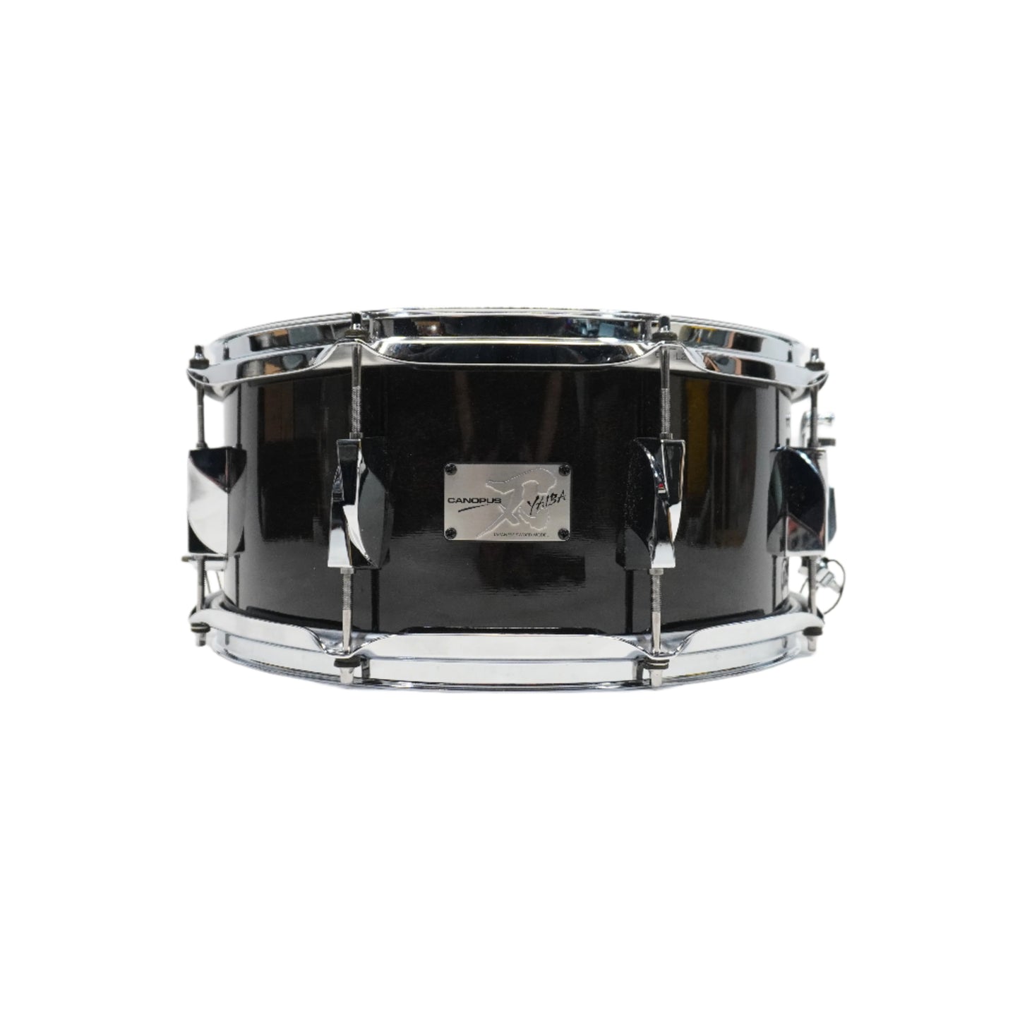 CANOPUS YAIBA 14x6.5 SNARE DRUM IN BLACK LACQUER