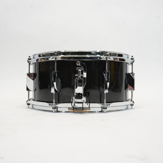 CANOPUS YAIBA 14x6.5 SNARE DRUM IN BLACK LACQUER
