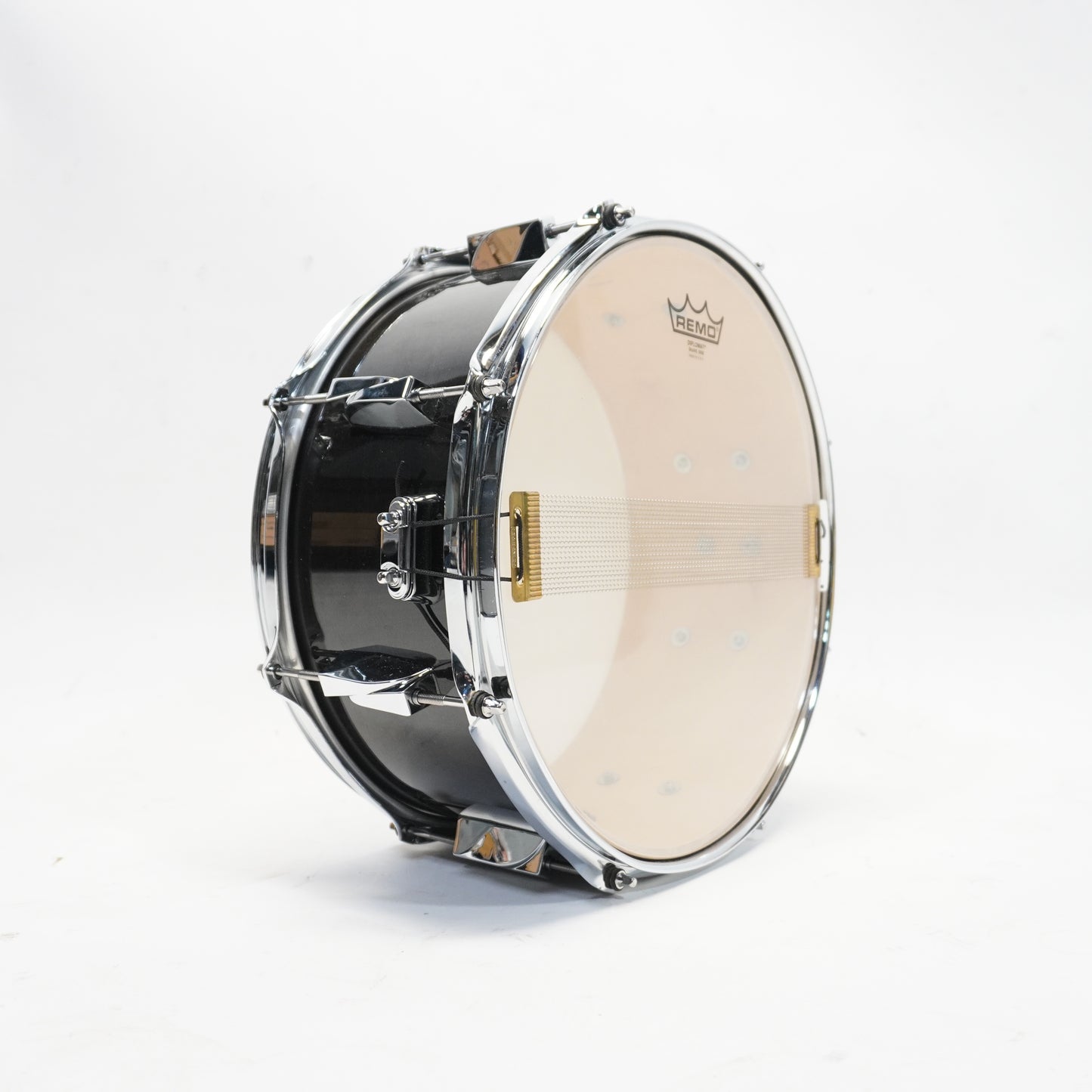 CANOPUS YAIBA 14x6.5 SNARE DRUM IN BLACK LACQUER