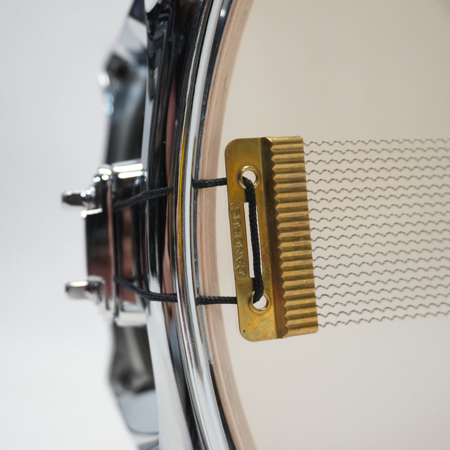 CANOPUS YAIBA 14x6.5 SNARE DRUM IN BLACK LACQUER