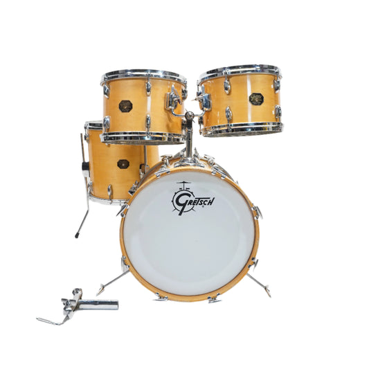 GRETSCH USA MAPLE 4-PIECE SHELL PACK 18/12/13/14 IN NATURAL MAPLE GLOSS