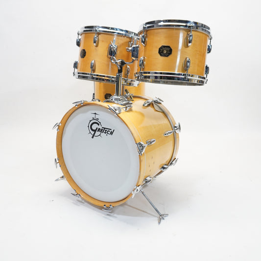 GRETSCH USA MAPLE 4-PIECE SHELL PACK 18/12/13/14 IN NATURAL MAPLE GLOSS