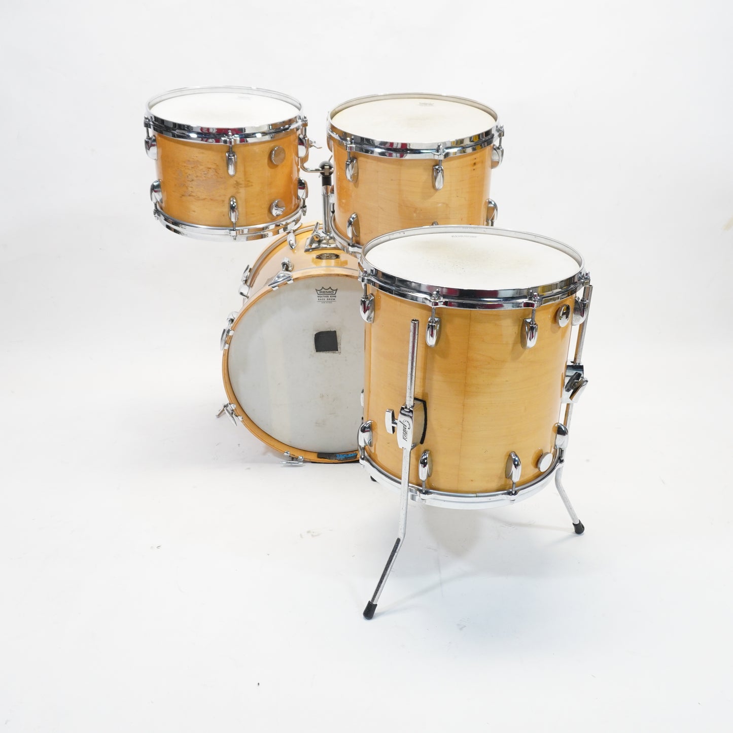 GRETSCH USA MAPLE 4-PIECE SHELL PACK 18/12/13/14 IN NATURAL MAPLE GLOSS