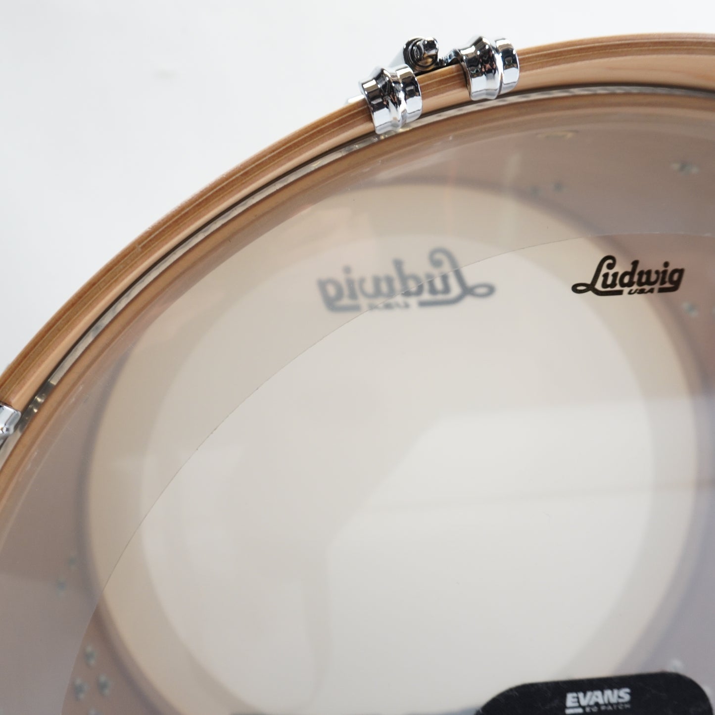 LUDWIG LEGACY 24" BASS DRUM IN NATURAL MAHOGANY