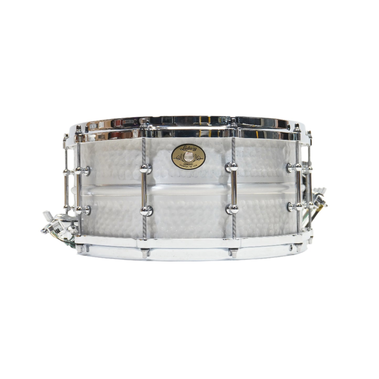 Ludwig Concert 14"x 6.5" Hammered Aluminium Snare Drum