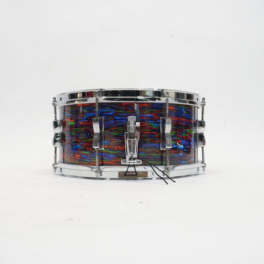 LUDWIG CLASSIC 14"x 6.5" PSYCHEDELIC RED SNARE DRUM