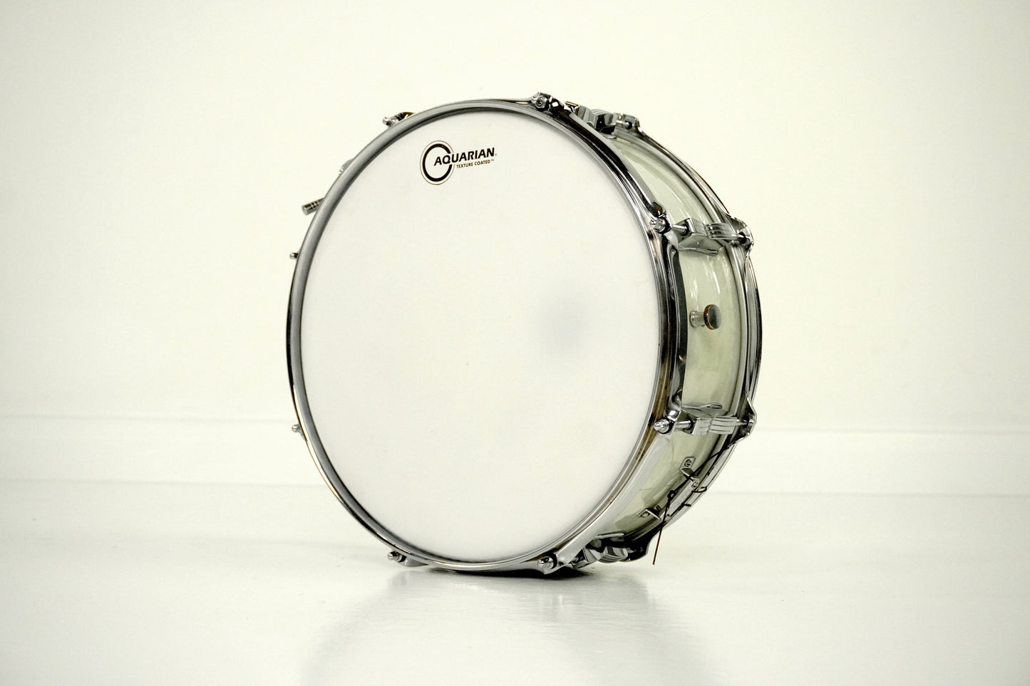 Ludwig 14" 5,5" Buddy Rich Super Classic Snare Drum in weißer Marineperle 1956-1970