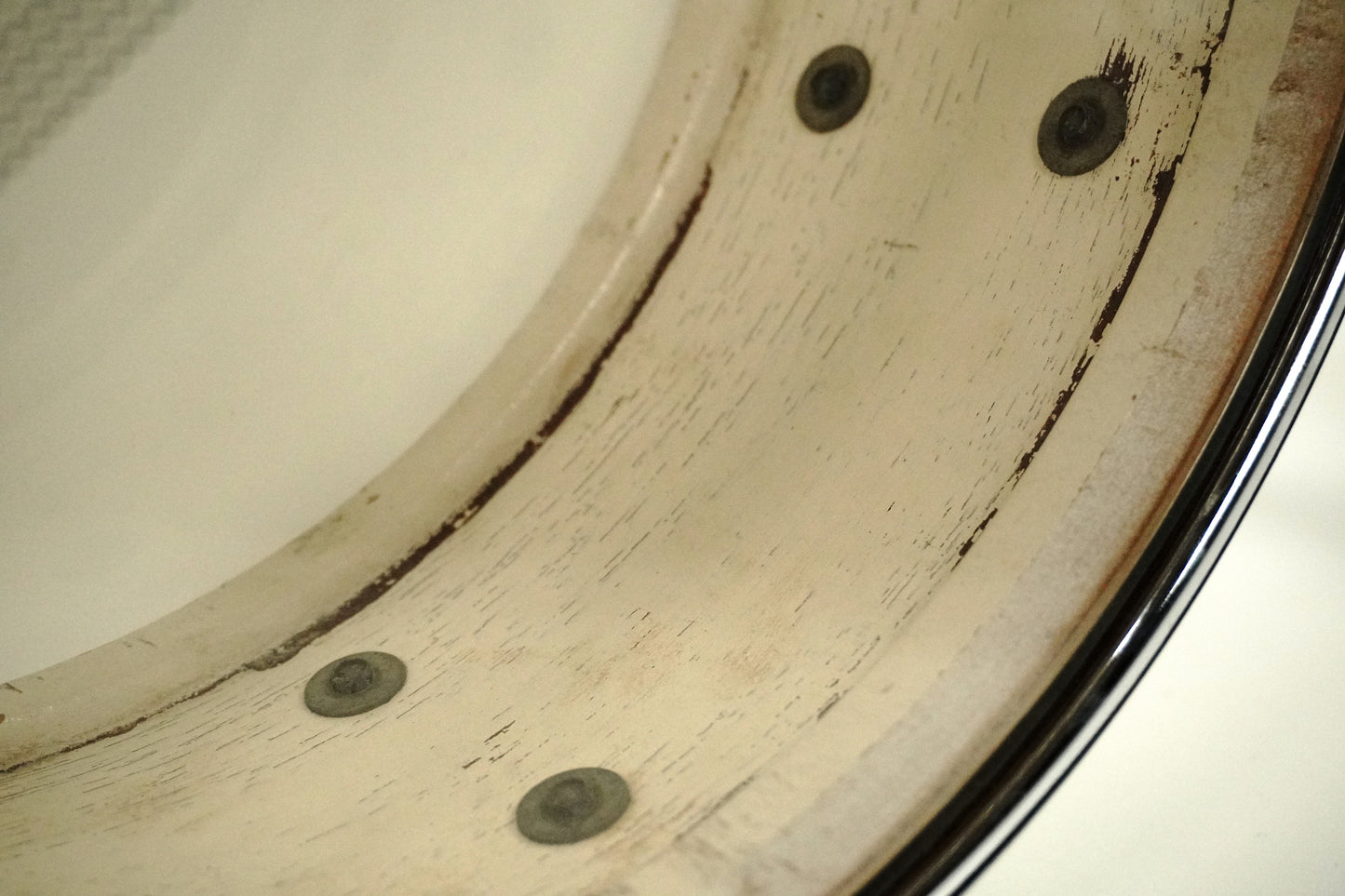 Ludwig 14" 5,5" Buddy Rich Super Classic Snare Drum in weißer Marineperle 1956-1970