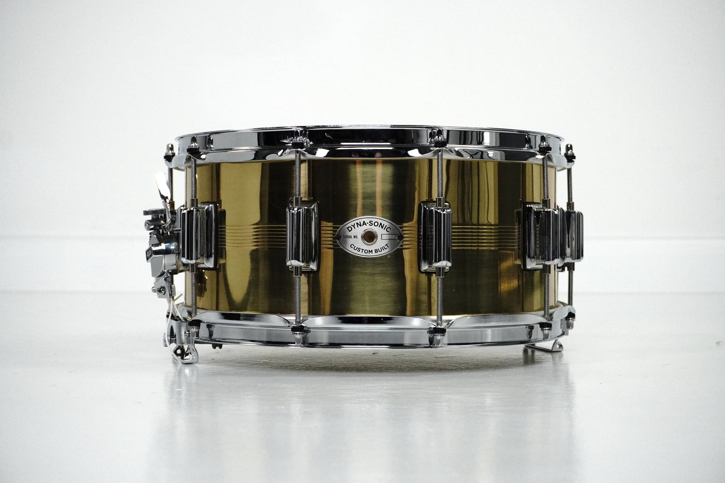 Rogers 14” x 5” Dyna-Sonic Natural Brass Shell Snare Drum