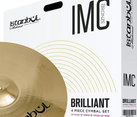 Istanbul Mehmet IMC 4 Piece Brilliant Cymbal Set